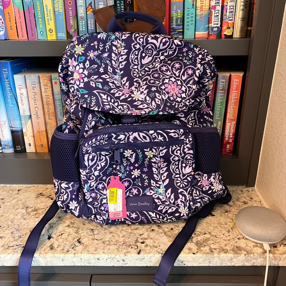 Vera Bradley Midnight Floral Backpack